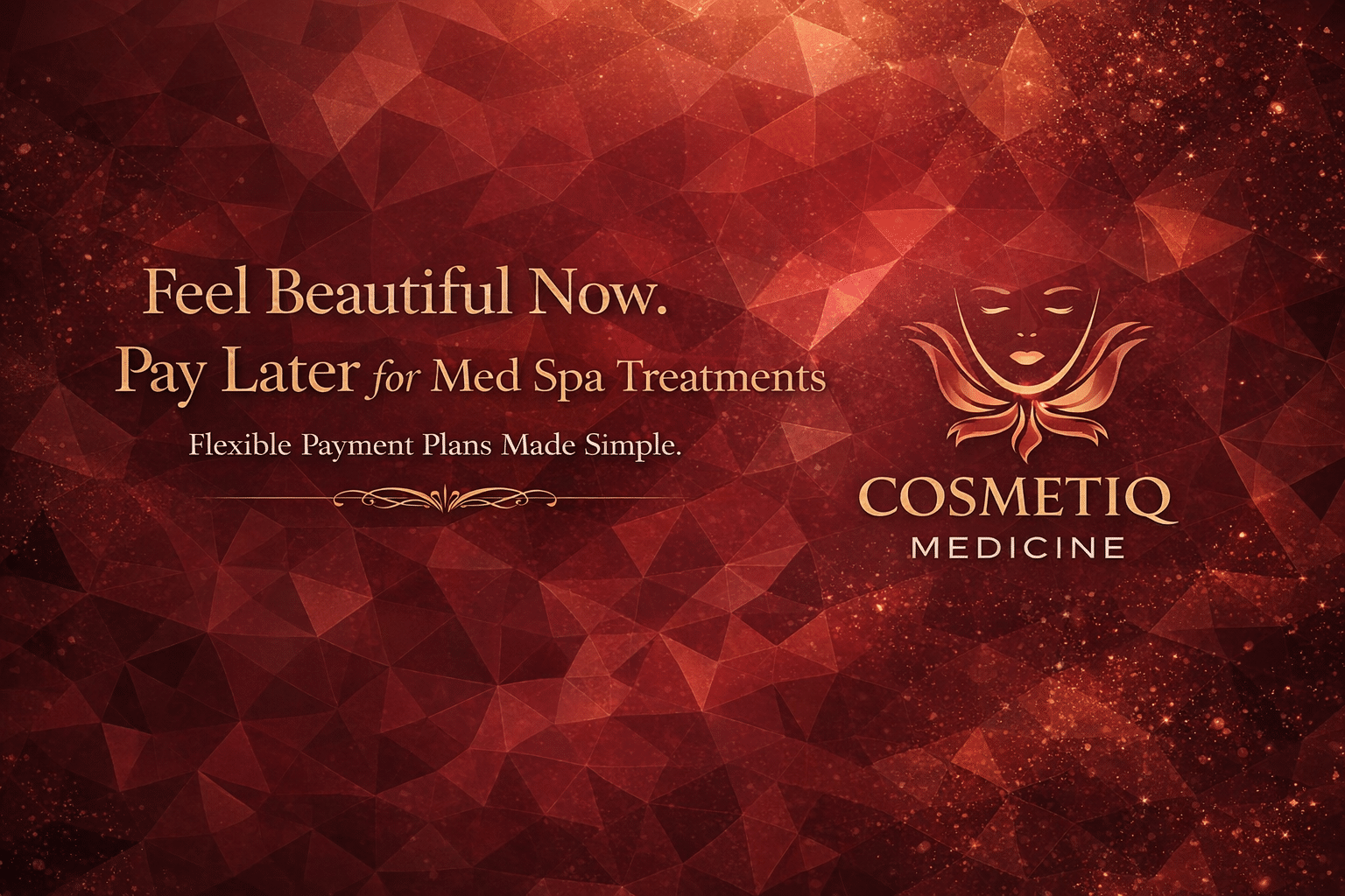 Treat now pay later med spa payment plans at Cosmetiq Medicine in Portland Oregon