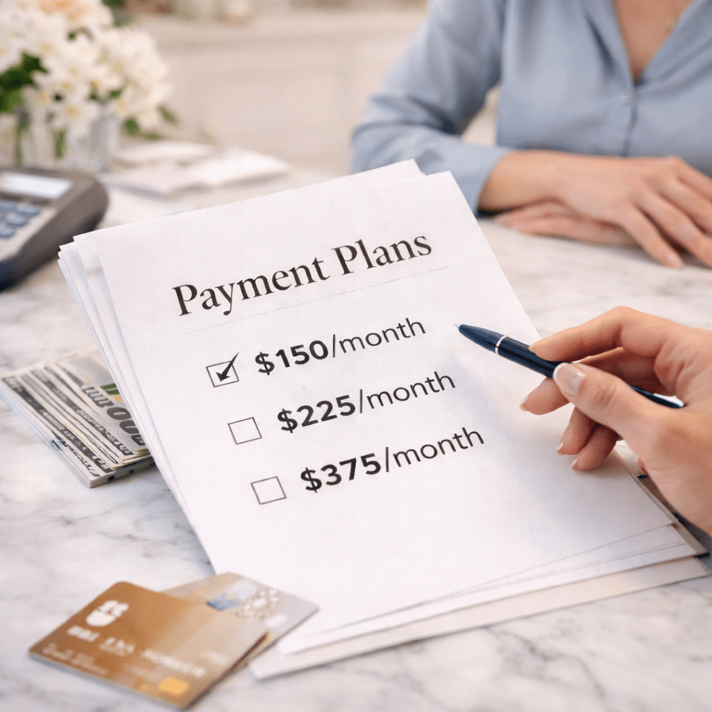 Payment plans for Botox filler and laser treatments in Portland at Cosmetiq Medicine